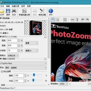 图片无损放大工具软件（BenVista PhotoZoom Pro）专业解锁版推荐