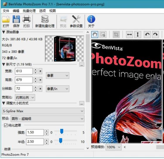 图片无损放大工具软件（BenVista+PhotoZoom+Pro）专业解锁版推荐